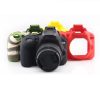 Soft Silicone Protective Case for Nikon D3400 / D3300 (Red) - Image 2