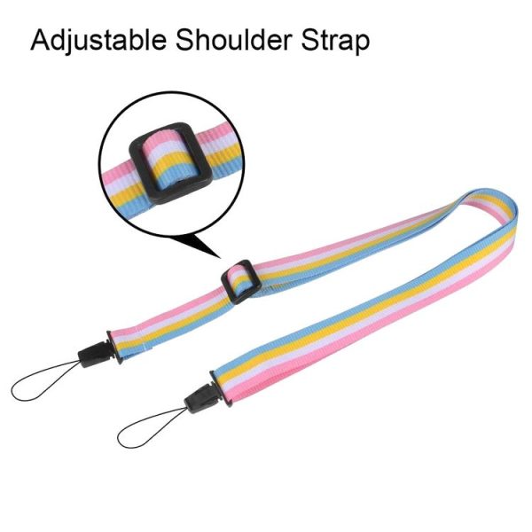 Protective Crystal Shell Case with Strap for FUJIFILM instax mini 9 / mini 8+ / mini 8 (Transparent) - Image 6