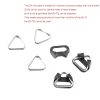 10 PCS BEXIN ZH-TQ Camera Shoulder Strap Split Triangle Ring Hook with Bracket - Image 3
