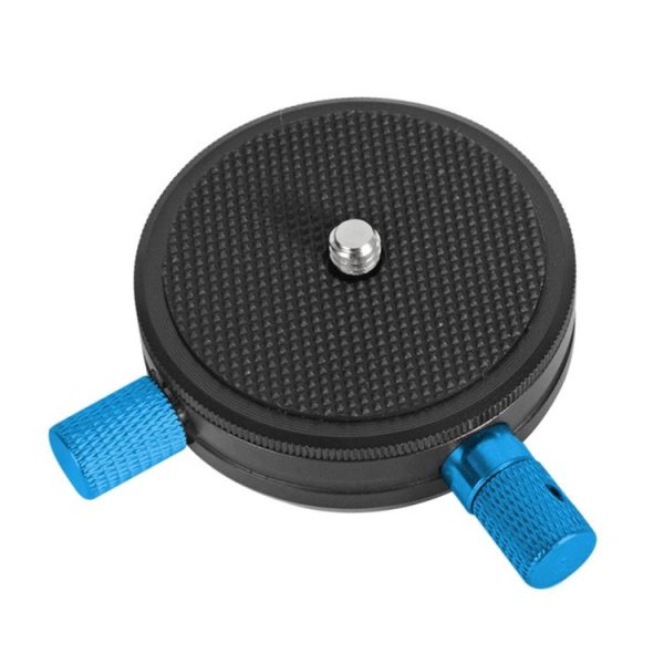 BEXIN QR-02 360 Degree Rotation Quick Release Head Camera Tripod Base Plate (Black) - Image 2