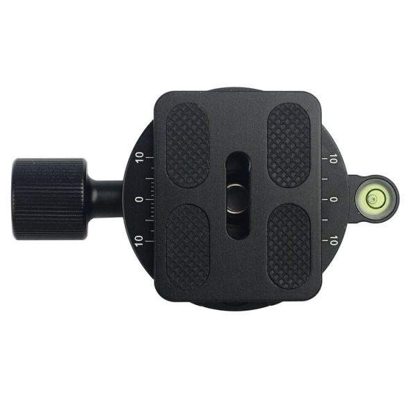 DM-55 Aluminum Alloy Round Clamp with Arca-Swiss Quick Release Plate (Black) - Image 4