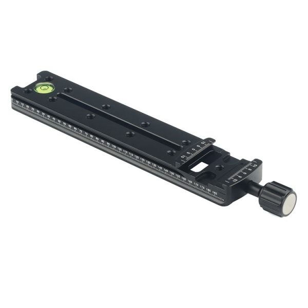 NNR200 Multi-Purpose 200mm Nodal Rail Slide Plate QR Clamp Macro Panoramic Bracket (Black) - Image 2
