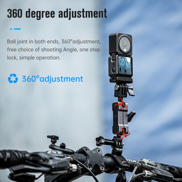 STARTRC Aluminium Alloy Mount Adapter Adjustable Arm, Deluxe Version (Black Silver) - Image 5