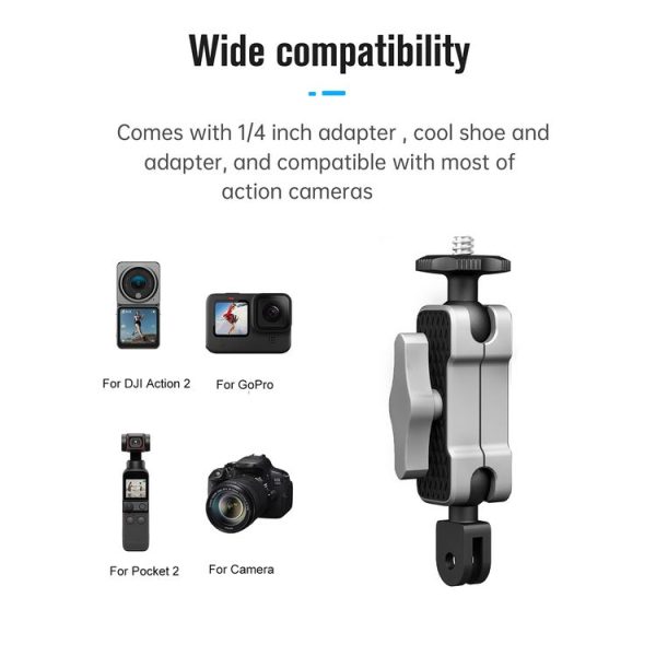 STARTRC Aluminium Alloy Mount Adapter Adjustable Arm, Deluxe Version (Black Silver) - Image 6
