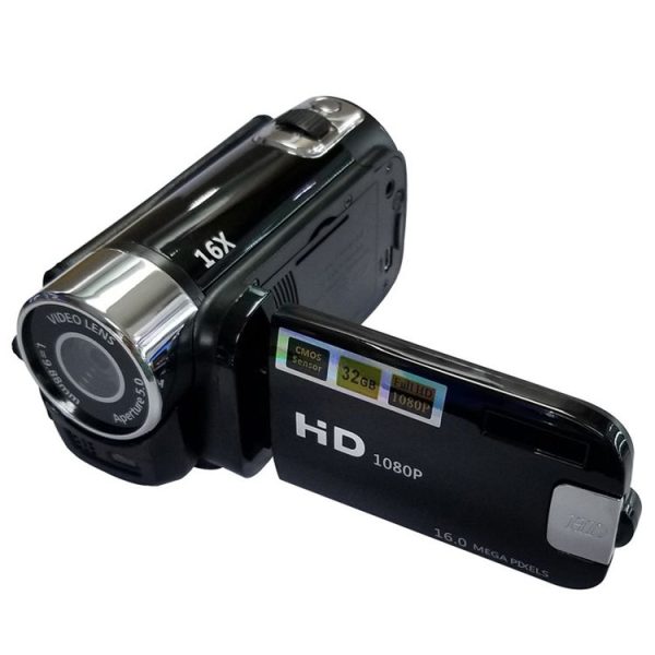 16X Digital Zoom HD 16 Million Pixel Home Travel DV Camera, EU Plug (Black) - Image 2