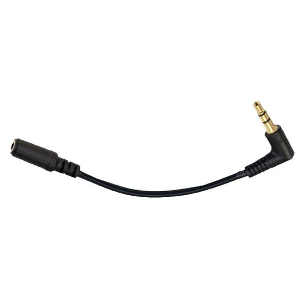 5 PCS 13cm Elbow 3.5mm Audio Male to Female PC Camera Microphone Adapter Cable (Black) - Image 2
