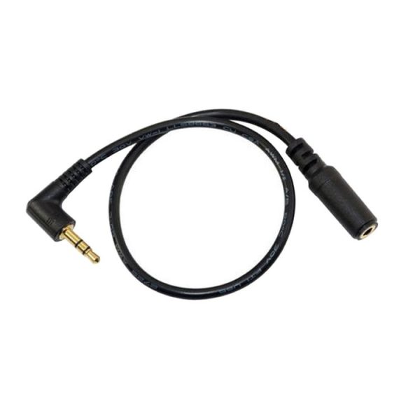 5 PCS 13cm Elbow 3.5mm Audio Male to Female PC Camera Microphone Adapter Cable (Black) - Image 3
