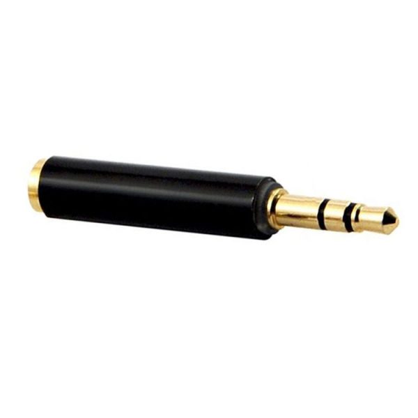 5 PCS 3.5mm Audio 4 Pole Female to 3 Pole Male Microphone Adapter (Black) - Image 2
