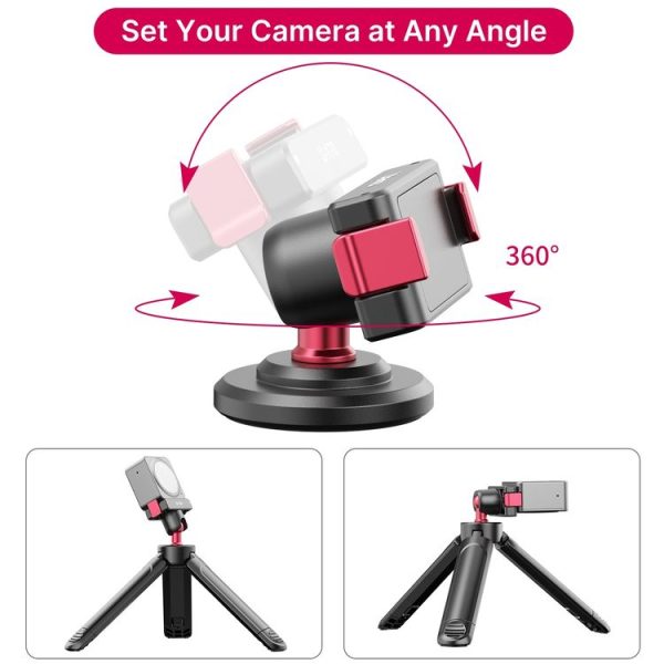 Ulanzi U-170 Magnetic Metal Adapter Mount for DJI Action 2 - Image 4