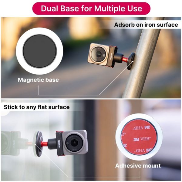 Ulanzi U-170 Magnetic Metal Adapter Mount for DJI Action 2 - Image 5