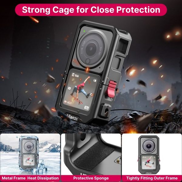 Ulanzi Dual Modes Switch Magnetic Aluminum Alloy Cage Frame for DJI Action 2 - Image 5