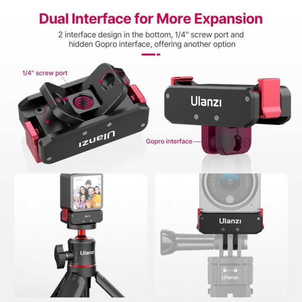 Ulanzi OA-11 Metal Magnetic Folding Base Adapter for DJI Action 2 - Image 4
