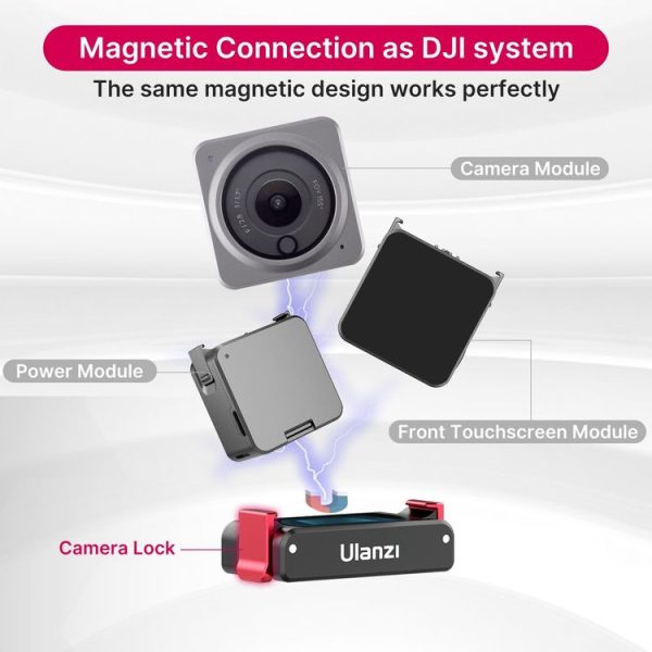 Ulanzi OA-12 Metal Magnetic 1 / 4 Base Adapter for DJI Action 2 - Image 3