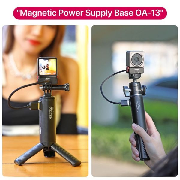 Ulanzi OA-13 Magnetic Charging Folding Base Adapter for DJI Action 2 - Image 4