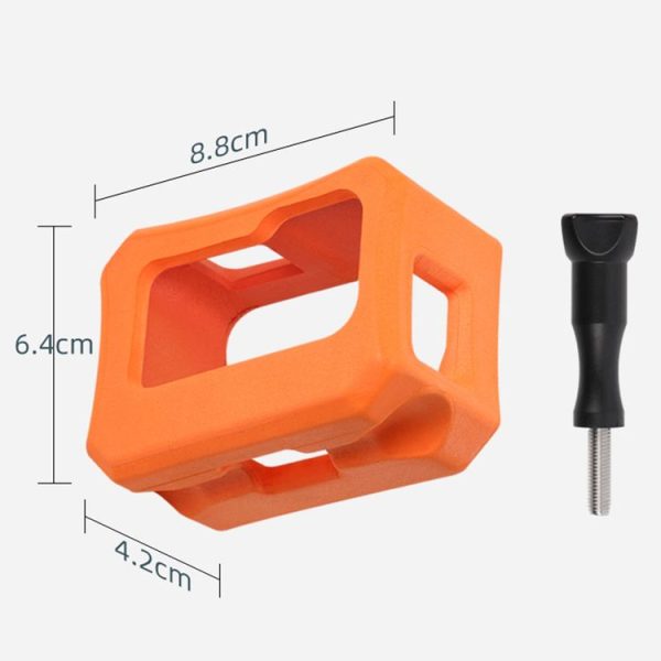EVA Floaty Case for GoPro HERO10 Black / HERO9 Black (Orange) - Image 3