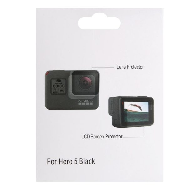 GoPro HERO7 Black / 7 White / 7 Silver / 6 / 5 Camera Lens Protective Film + LCD Display Screen Protector - Image 5