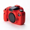 Soft Silicone Protective Case for Canon EOS 7D (Red) - Image 2