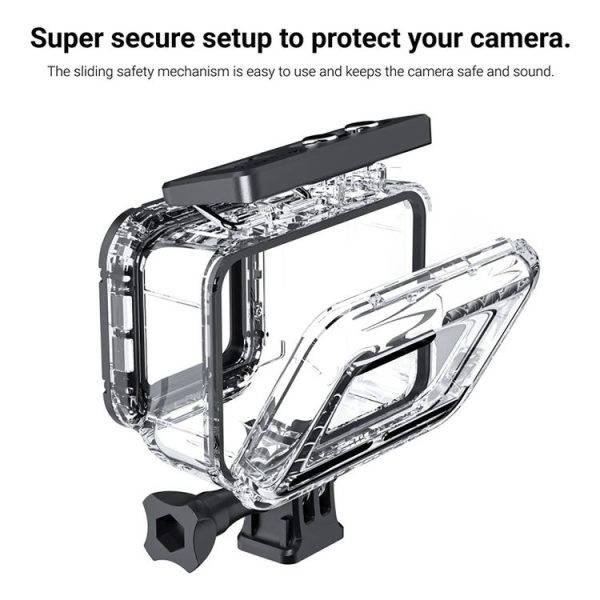 60m Underwater Depth Diving Case Waterproof Camera Housing for Insta360 One RS 4K - Image 4