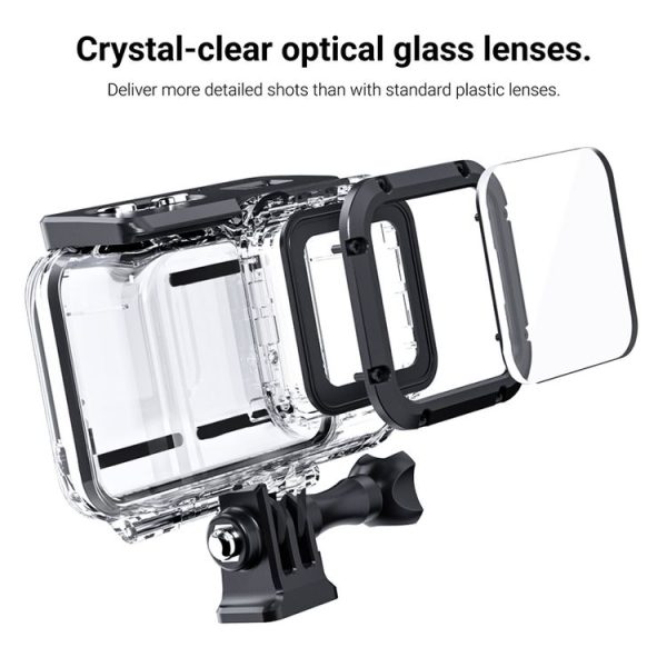 60m Underwater Depth Diving Case Waterproof Camera Housing for Insta360 One RS 4K - Image 5