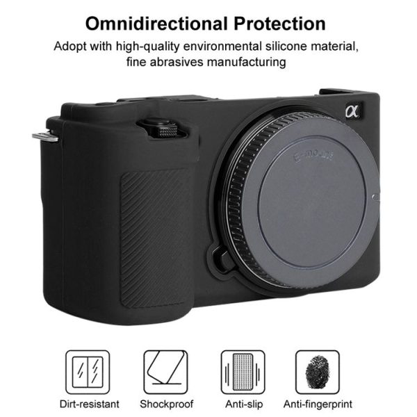 Sony ZV-E10 Soft Silicone Protective Case (Black) - Image 4
