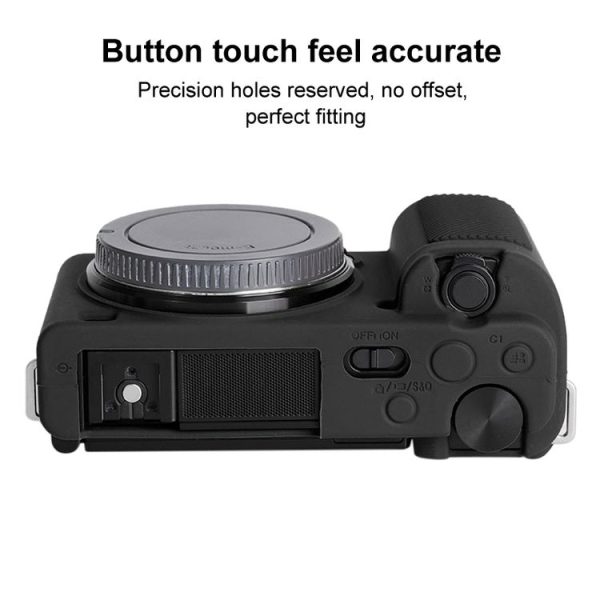 Sony ZV-E10 Soft Silicone Protective Case (Black) - Image 5