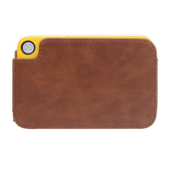 Kodak PRINTOMATIC Full Body Camera PU Leather Case Bag with Strap (Brown) - Image 3
