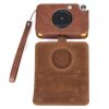 Kodak PRINTOMATIC Full Body Camera PU Leather Case Bag with Strap (Brown) - Image 5