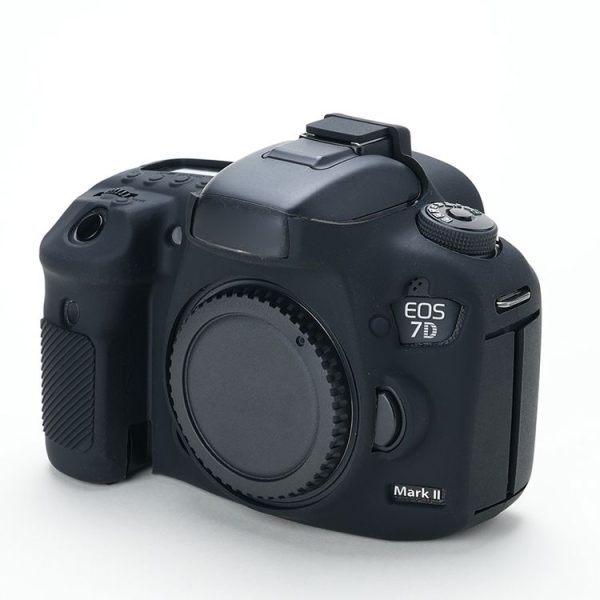 Canon EOS 7D Mark II Soft Silicone Protective Case (Black) - Image 2
