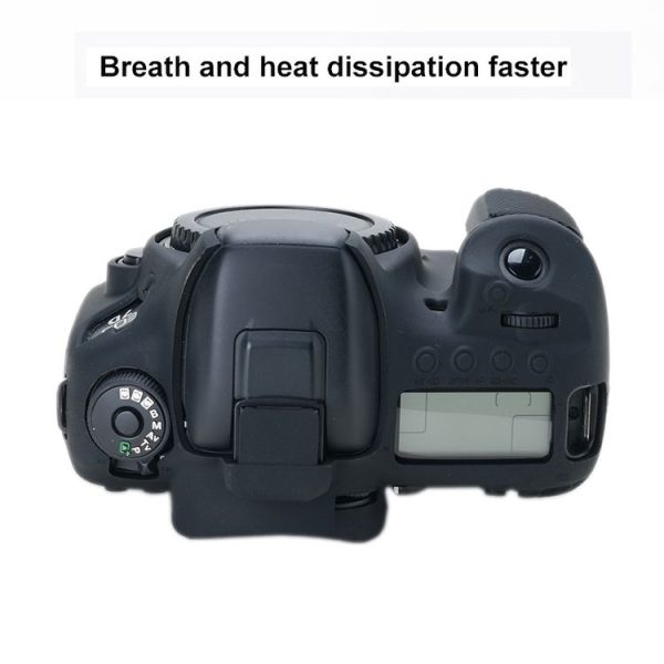 Canon EOS 7D Mark II Soft Silicone Protective Case (Black) - Image 6