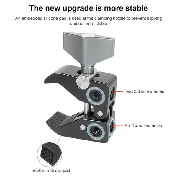 BEXIN WN-40 C-Type Universal Desk Magic Mount Claws Clip - Image 3
