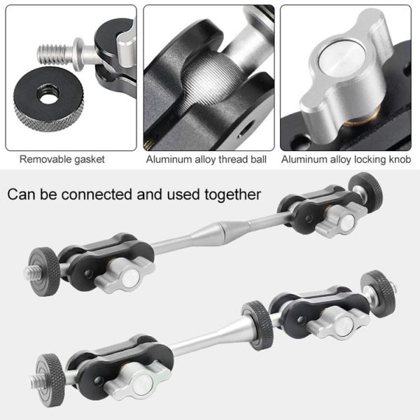BEXIN TM-3 Multi-function Magic Arm Ball Mount Clamp Clip - Image 3