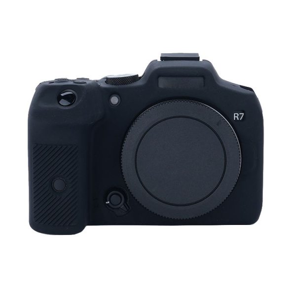 Canon EOS R7 Soft Silicone Protective Case (Black)