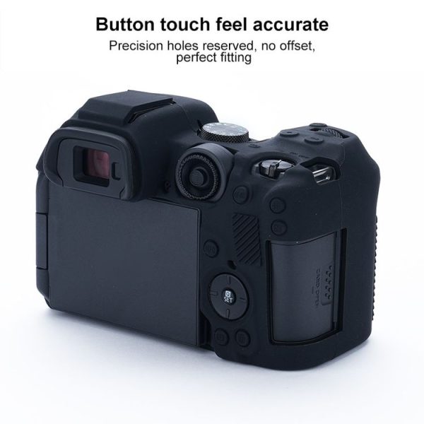 Canon EOS R7 Soft Silicone Protective Case (Black) - Image 4