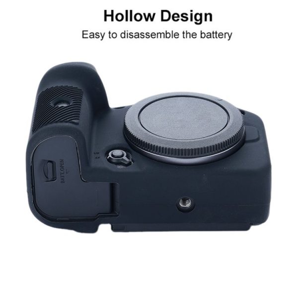 Canon EOS R7 Soft Silicone Protective Case (Black) - Image 6