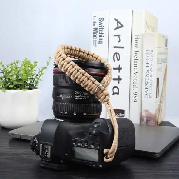 Wrist Strap Grip Hand Strap for SLR / DSLR Cameras (Khaki) - Image 2