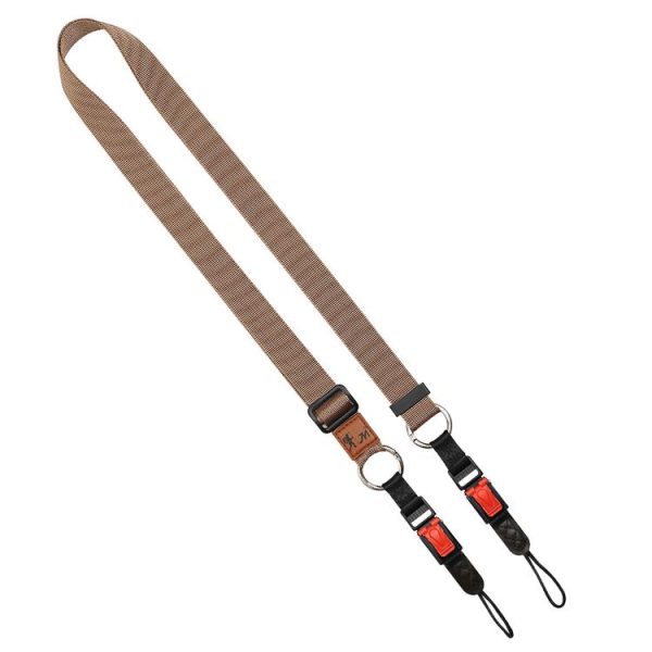 XJ03 Camera Shoulder Hanging Neck Strap (Khaki)
