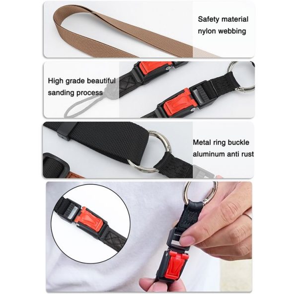 XJ03 Camera Shoulder Hanging Neck Strap (Khaki) - Image 4