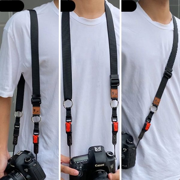 XJ03 Camera Shoulder Hanging Neck Strap (Khaki) - Image 5