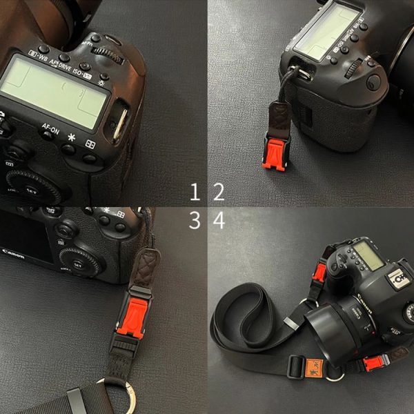 XJ03 Camera Shoulder Hanging Neck Strap (Khaki) - Image 6