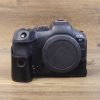 Canon EOS R7 1 / 4 inch Thread PU Leather Camera Half Case Base (Black)