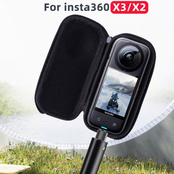 Insta360 X3 / ONE X2 Camera Portable Case Box Storage Bag (Black) - Image 3
