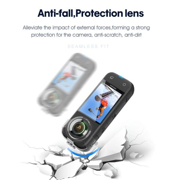 Insta360 X3 STARTRC No Disassembly Transparent Lens Protection Cover (Transparent) - Image 6