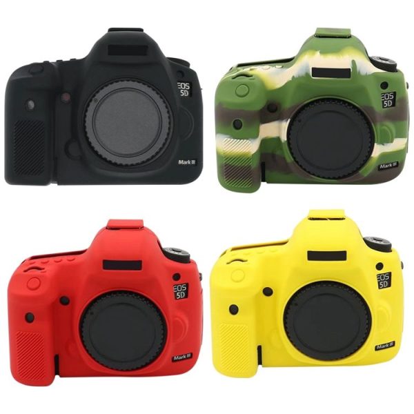 Canon EOS 5DS Soft Silicone Protective Case (Yellow) - Image 2