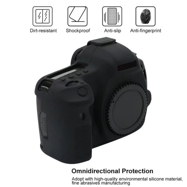 Canon EOS 5DS Soft Silicone Protective Case (Yellow) - Image 4
