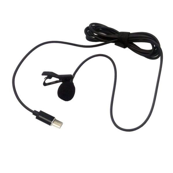 Insta360 ONE R Lavalier Clip Type-C Recording Microphone (Black) - Image 2