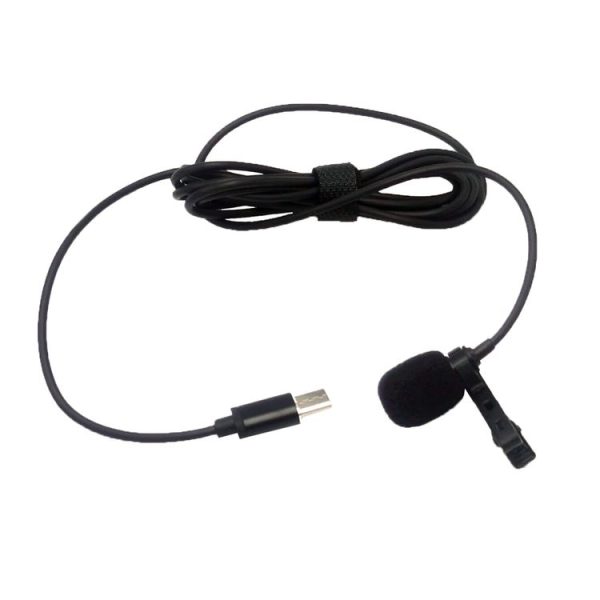 Insta360 ONE R Lavalier Clip Type-C Recording Microphone (Black) - Image 3