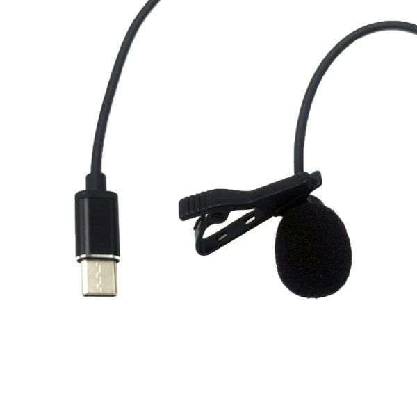 Insta360 ONE R Lavalier Clip Type-C Recording Microphone (Black) - Image 4