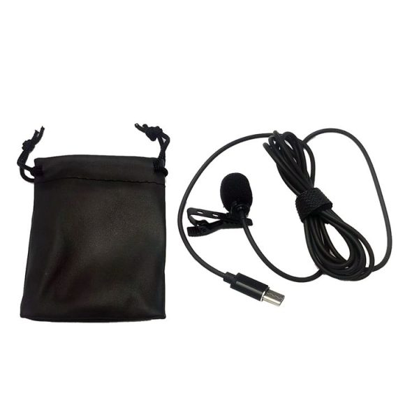 Insta360 ONE R Lavalier Clip Type-C Recording Microphone (Black) - Image 5