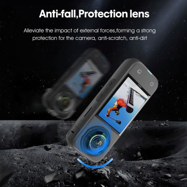 Insta360 X3 STARTRC Lens Guard PC Protective Cover (Black) - Image 6