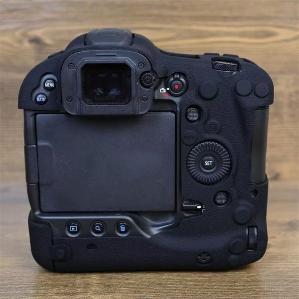 Canon EOS R3 Soft Silicone Protective Case (Black) - Image 4